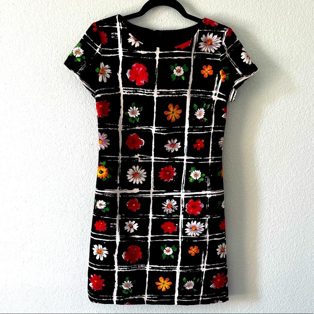 90s /Y2K Vintage Daisy Midi Fall Dress Sz 6